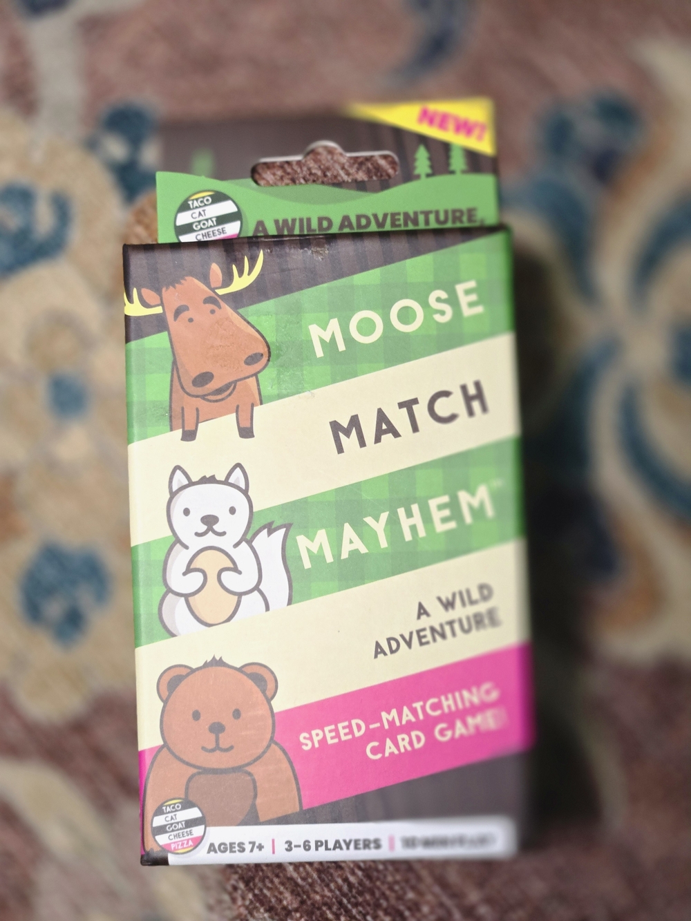 Moose Match Mayhem Speed-Matching Card Game - Green